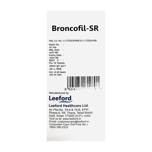 BRONCOFIL SR Tablet 10's