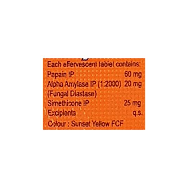 GAS O Fast Plus Sugar Free Orange Flavour Tablet 2'S