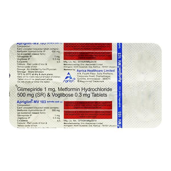 APRIGLIM MV 103 Tablet 10's