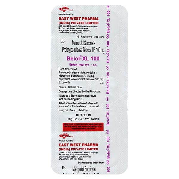 Belol XL 100mg Tablet 10'S