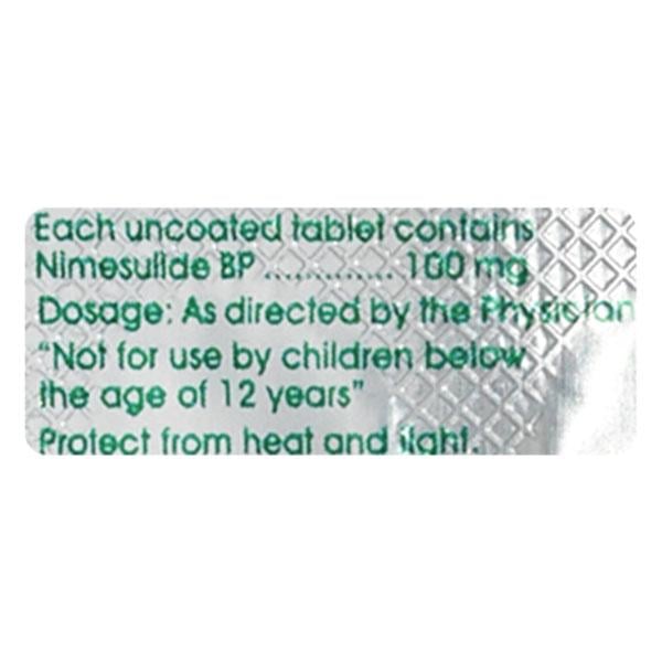 Nicip 100mg Tablet 10'S