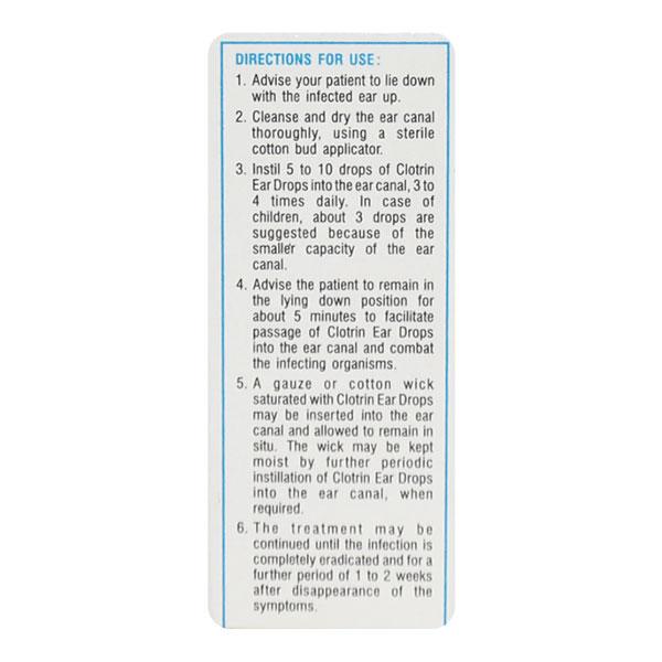 Clotrin Ear Drops 10ml