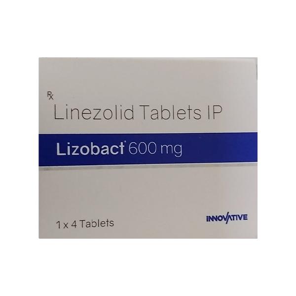 LIZOBACT 600mg Tablet 4's