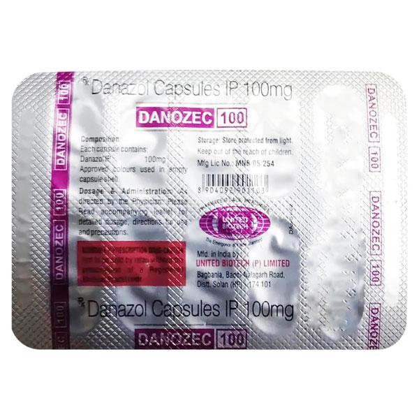 DANOZEC 100mg Capsule 10's
