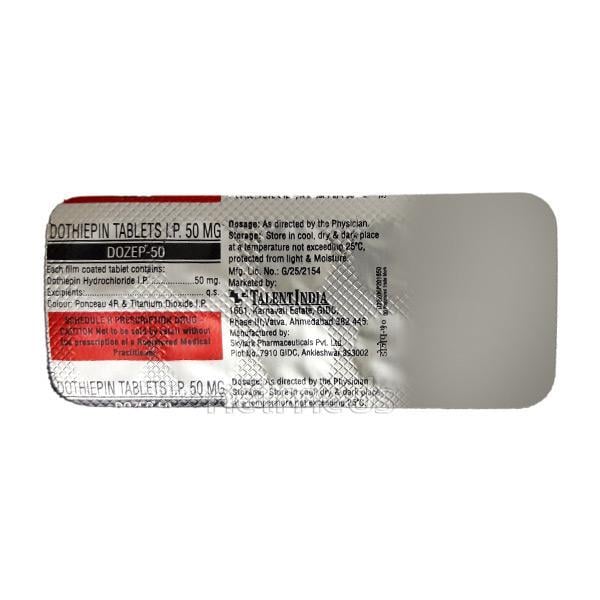 Dozep 50mg Tablet 10'S