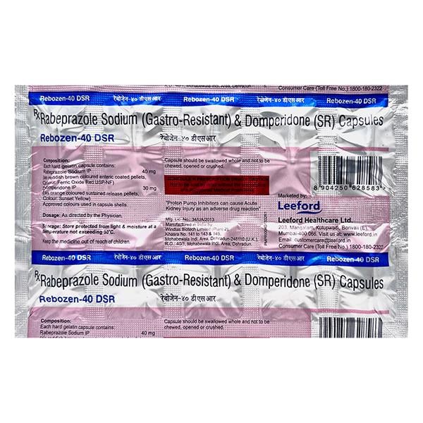 REBOZEN 40 DSR Capsule 10's