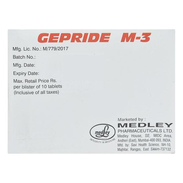 Gepride M3 Tablet 10'S