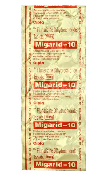 Migarid 10mg Tablet 10'S