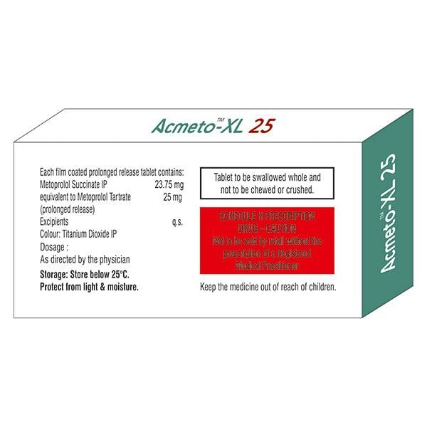 ACMETO XL 25 Tablet 10's