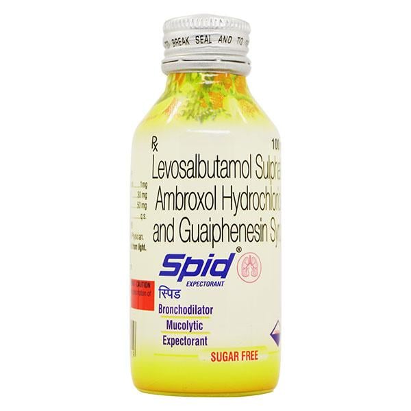 Spid Sugar Free Expectorant 100ml