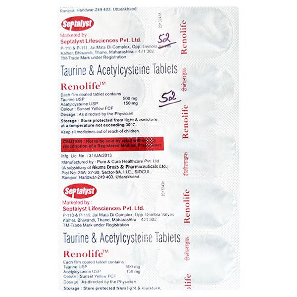 Renolife Tablet 10'S