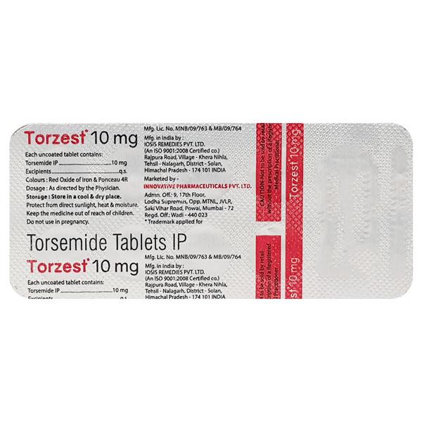TORZEST 10mg Tablet 10's