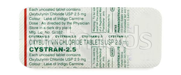 Cystran 2.5mg Tablet 10'S