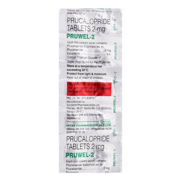 Pruwel 2mg Tablet 10'S