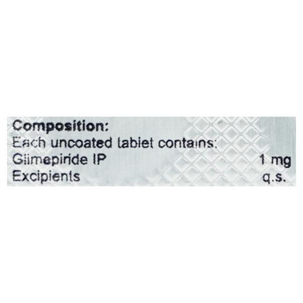GLIMINYLE 1mg Tablet 10's