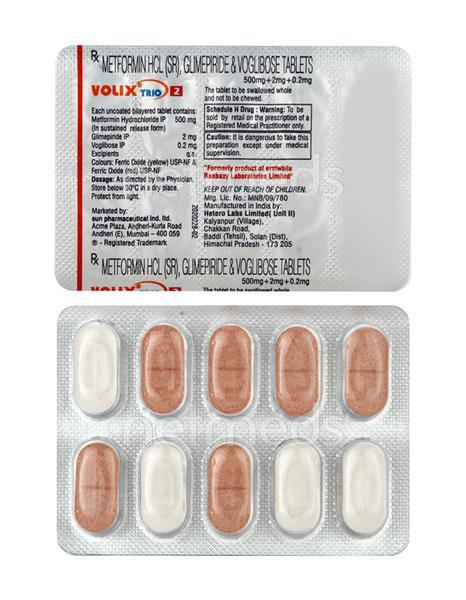 Volix Trio 2mg Tablet 10'S