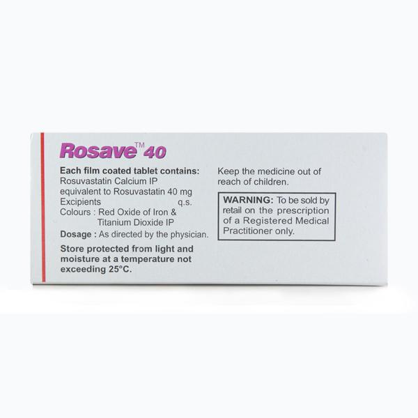 Rosave 40mg Tablet 10'S