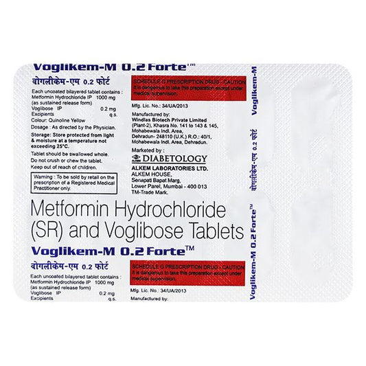 Voglikem M 0.2mg Forte Tablet 10'S