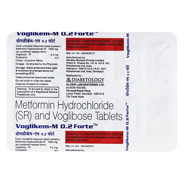 Voglikem M 0.2mg Forte Tablet 10'S