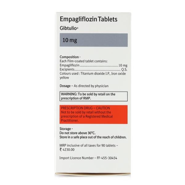 Gibtulio 10mg Tablet 10'S