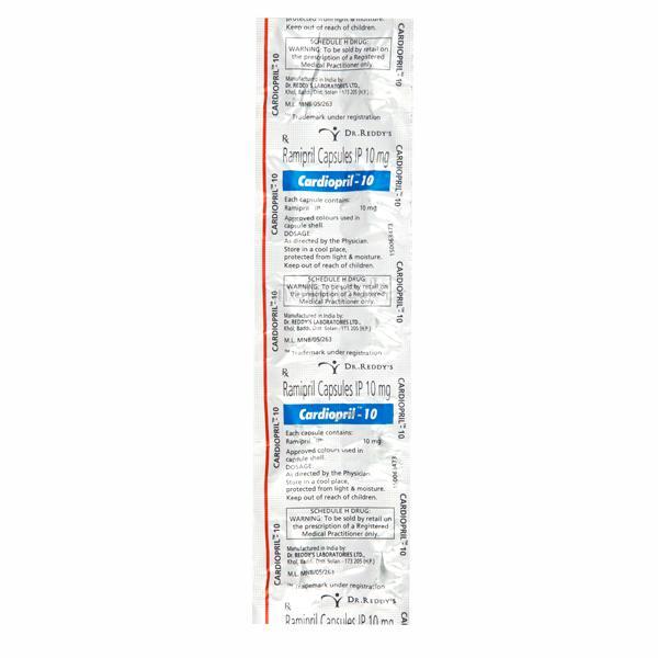 Cardiopril 10mg Capsule 10'S
