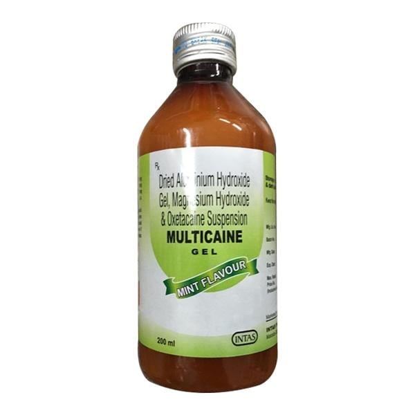 MULTICAINE MINT FLAVOUR Gel 200ml