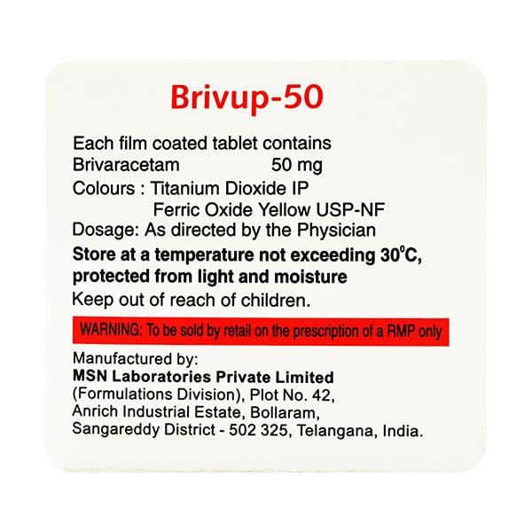 BRIVUP 50 Tablet 10's