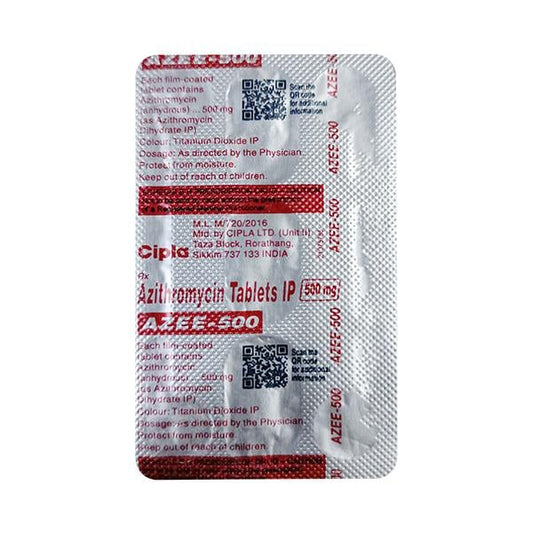 Azee 500mg Tablet 3'S