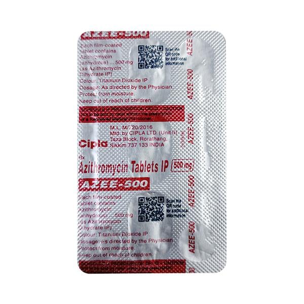 Azee 500mg Tablet 3'S