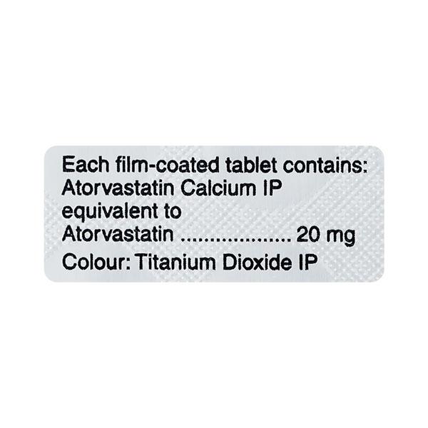 Atorlip 20mg Tablet 15'S