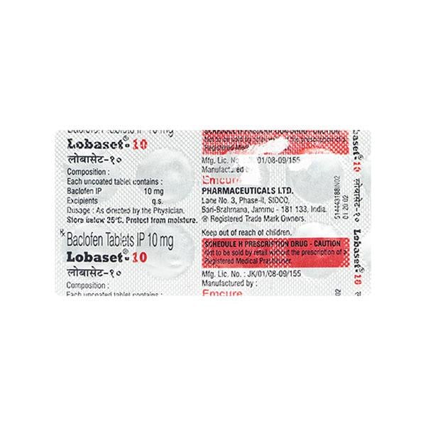 Lobaset 10mg Tablet 10'S
