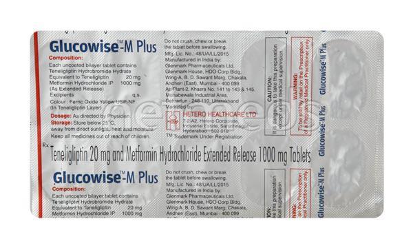 Glucowise M Plus Tablet 10'S