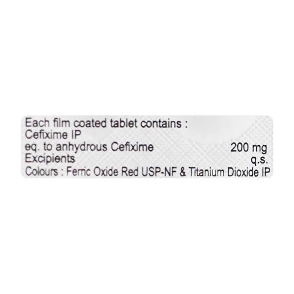 Mahacef 200mg Tablet 10'S