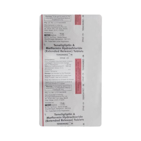 Tenemerz M 500mg Tablet 10's