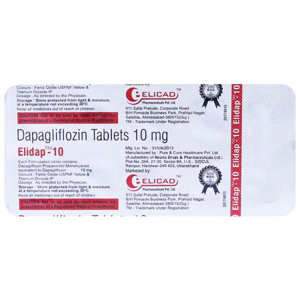 ELIDAP 10 Tablet 10's