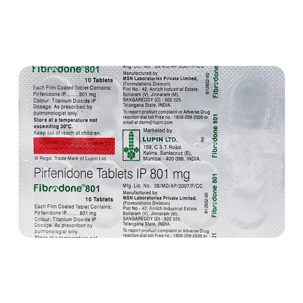 FIBRODONE 801 Tablet 10's