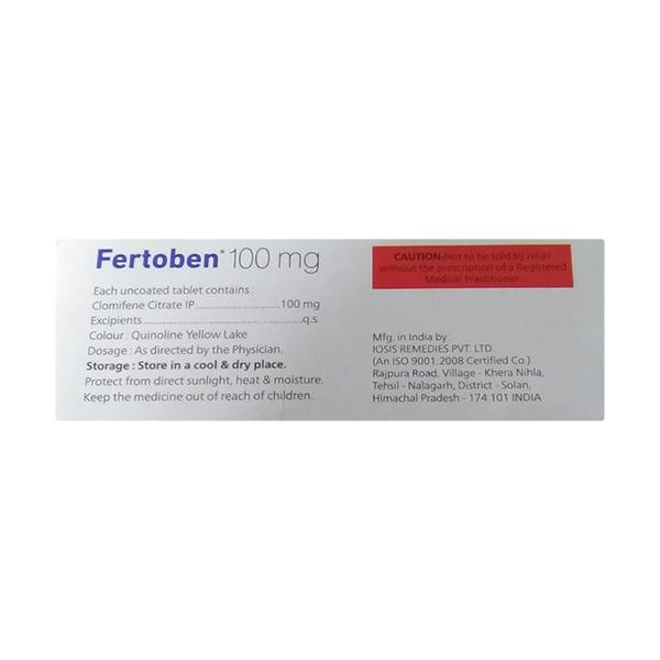 FERTOBEN 100mg Tablet 5's