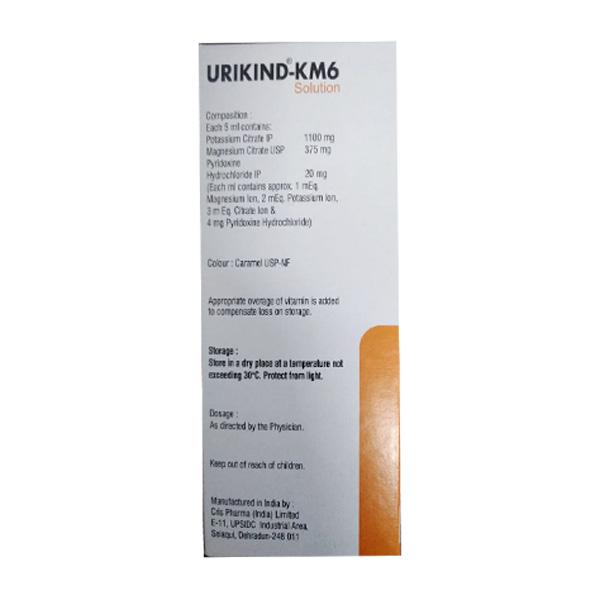 Urikind KM6 Sugar Free Solution 200ml