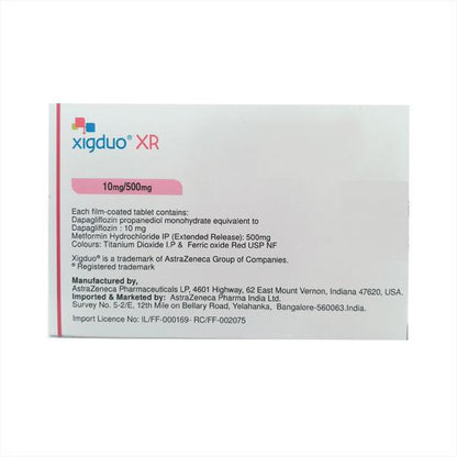 Xigduo XR 10/500mg Tablet 7'S