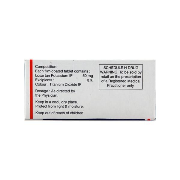 Alsartan 50mg Tablet 10'S