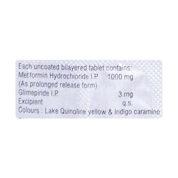 Gluconorm G3 Forte Tablet 15'S