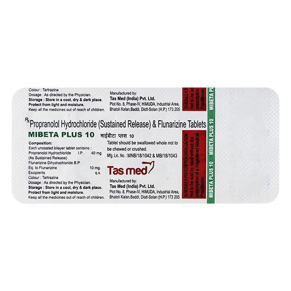MIBETA PLUS 10mg Tablet 10's