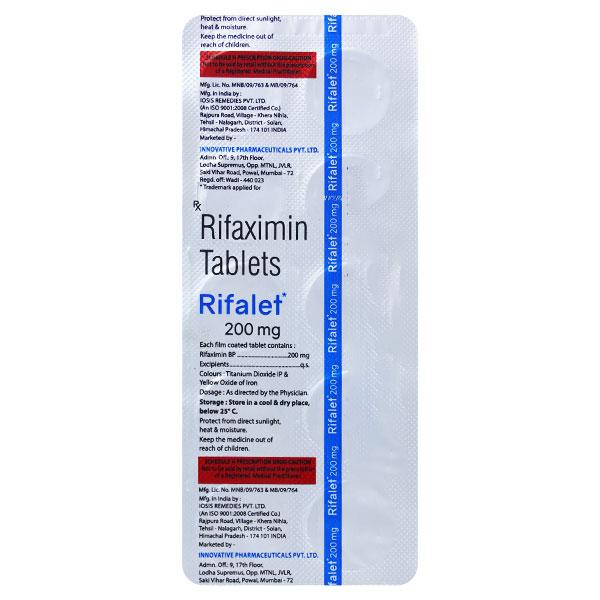 RIFALET 200mg Tablet 10's
