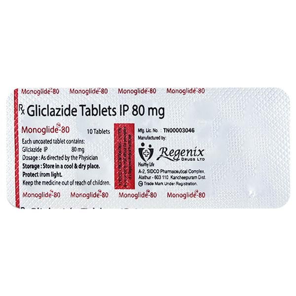 MONOGLIDE 80 Tablet 10's