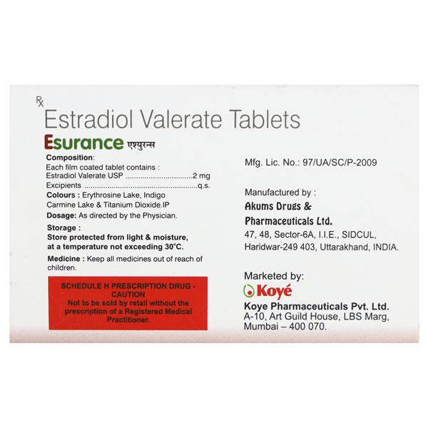 Esurance Tablet 28'S