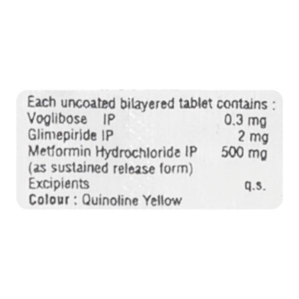Vogs GM 2/0.3mg Tablet 10'S