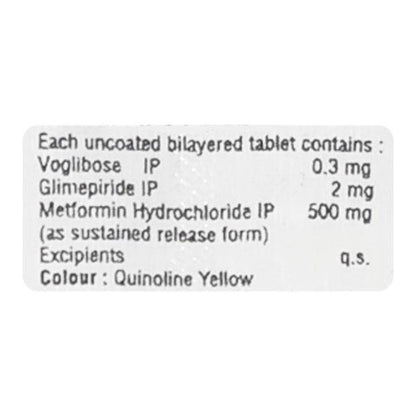 Vogs GM 2/0.3mg Tablet 10'S
