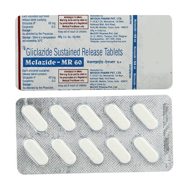 Mclazide MR 60mg Tablet 10'S