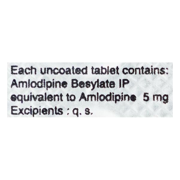 Amlopin 5mg Tablet 10'S