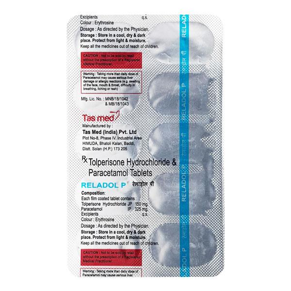 RELADOL P Tablet 10's